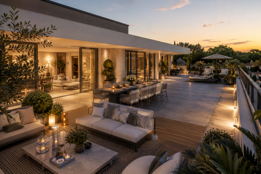 Vente Appartement INCROYABLE 4 PIECES DE 140M² AVEC TERRASSE DE 230M² DERNIER ETAGE A PIED DU CENTRE Cannes
