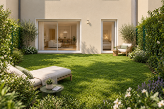 Vente Appartement REMISE DES CLEFS SANS DELAI : MENTON : 2 PIECES EN REZ-DE-JARDIN - VUE MER - FRAIS DE NOTAIRE OFFERT Menton