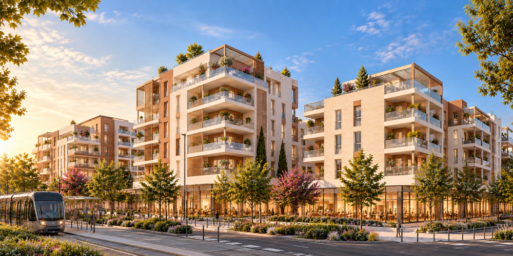 Vente Appartement MONTPELLIER - Nouvelle RESTANQUE - Votre appartement 2 pièces NEUF en TVA 5.5 % Montpellier