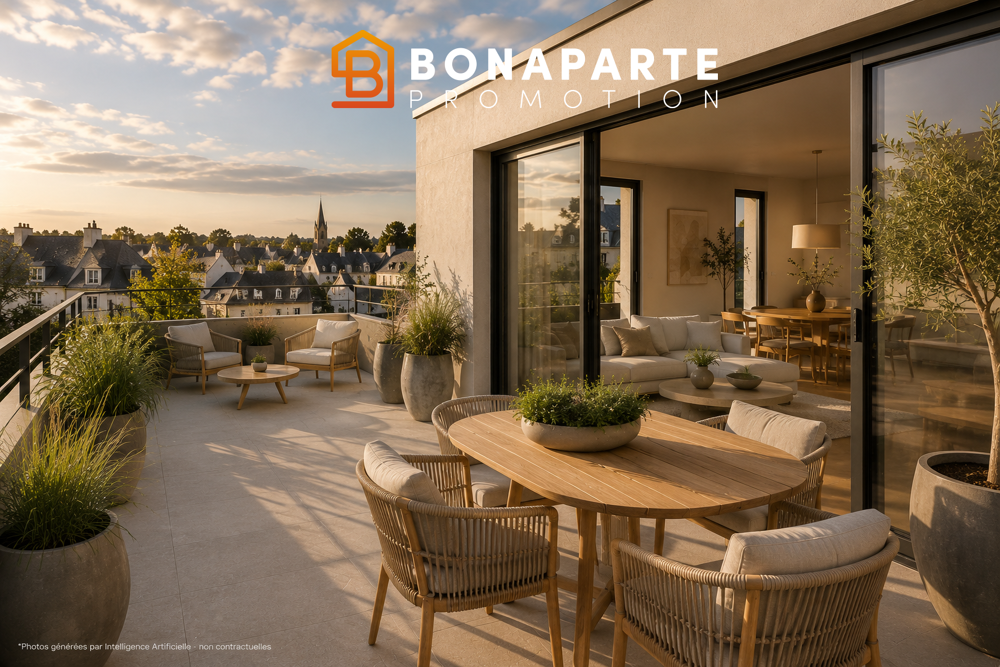 NOUVEAUTE DIJON SUD JEAN JAURES - EXCEPTIONNEL T3 STANDING DERNIER ETAGE AVEC TERRASSE DE 46 M²
