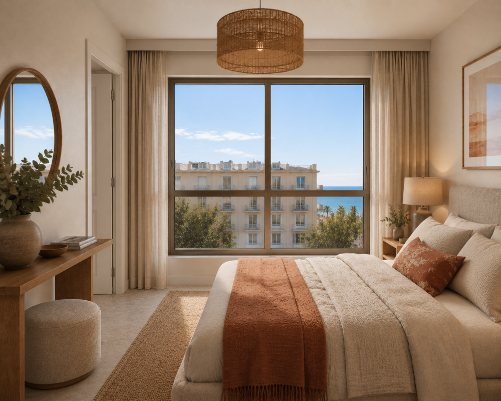 Vente Appartement NICE CENTRE - SPLENDIDE DUPLEX T4 EN DERNIER ETAGE VUE MER DE 90M² AVEC BALCON Nice