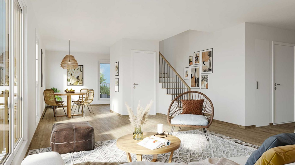 TOIT TERRASSE en Duplex à LYON 3, SECTEUR RESIDENTIEL