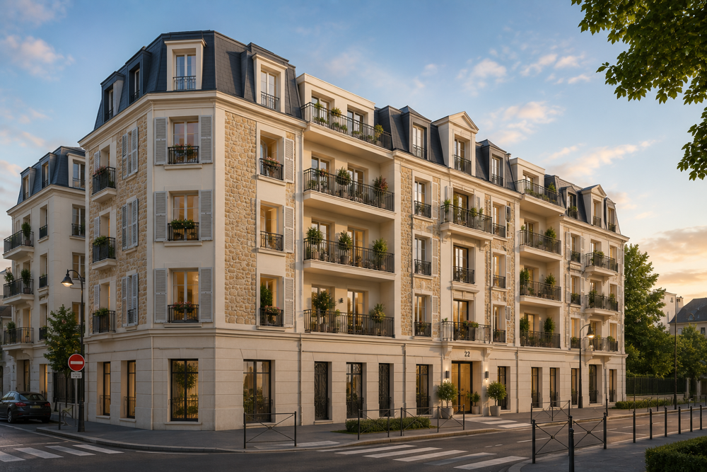 RETOUR DE LOT - TVA 5,5 % - T2 40m² - BALCON PARKING