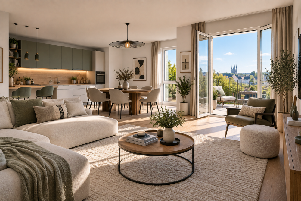 Vente Appartement TVA 5.5% A 1h de Paris Chartres