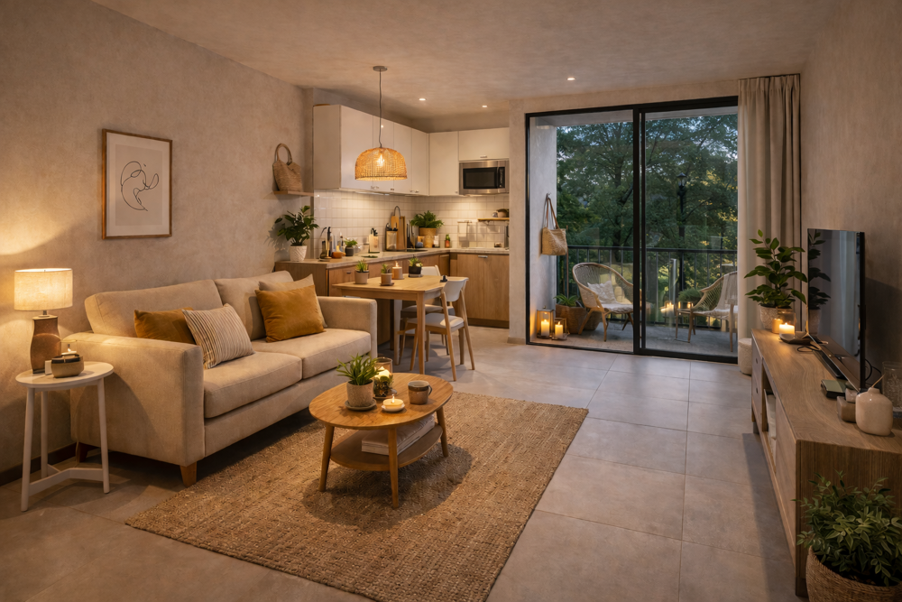 DANS UN SECTEUR PRIVILEGIE - 2p DE 50M² AVEC EXTERIEUR