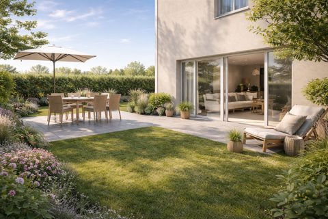   3 pi�ces 61 m� avec terrasse 8,75 m� et grand jardin 150 m� + parking � Livraison 2T2028 Appartement - 3 pi�ce(s) - 61 m�