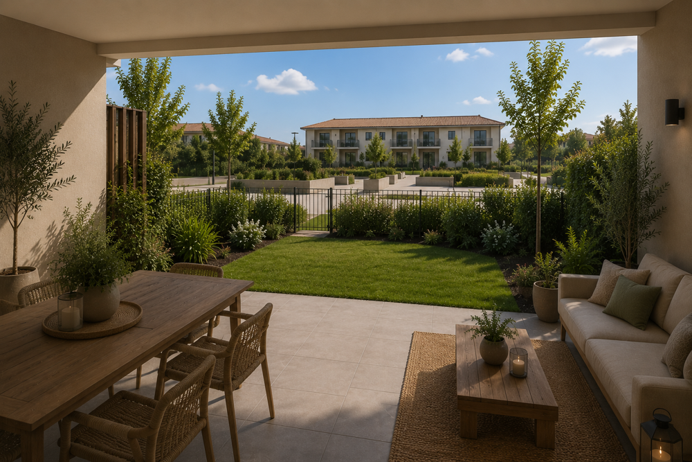 LIVRE !! APPARTEMENT 4P EN REZ DE JARDIN