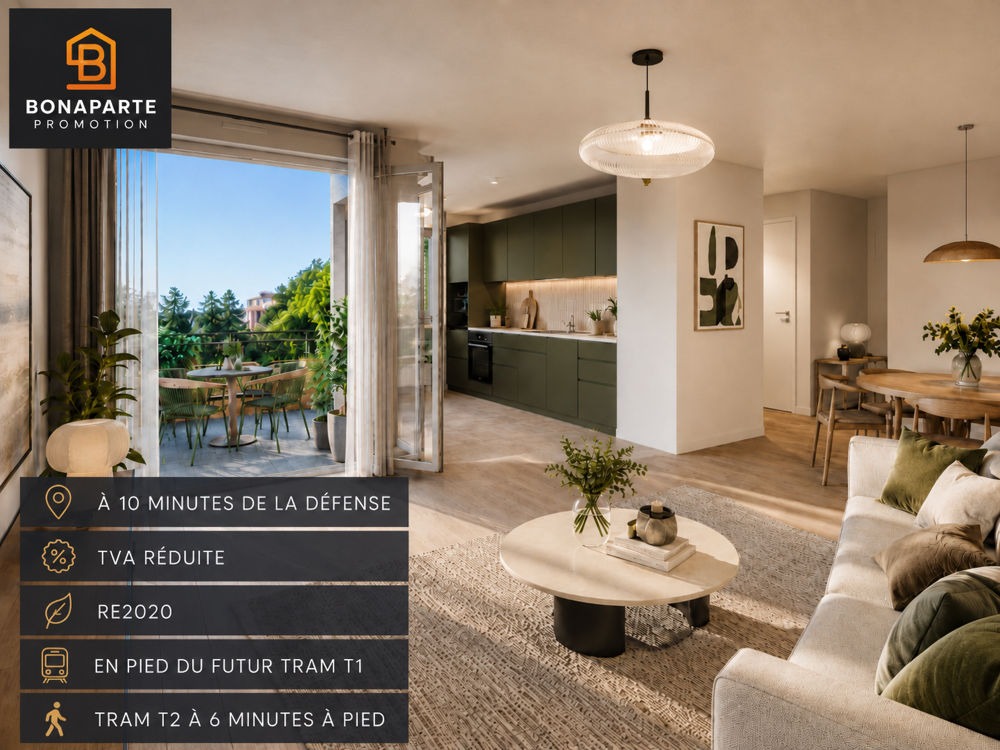 Appartement 4 pièces 83 m² · à Nanterre · 83 m² · 347 000 €