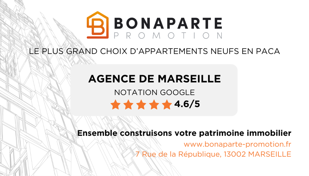 Vente Appartement GRAND T4 AVEC TERRASSE DE 60M² QUARTIER MAISON BLANCHE Marseille 10