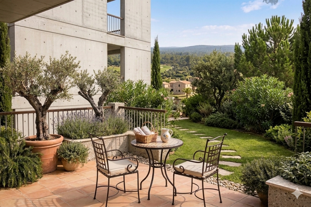 REZ DE JARDIN DE 2 PIECES AVEC 25M² D'EXTERIEUR EXPOSE SUD