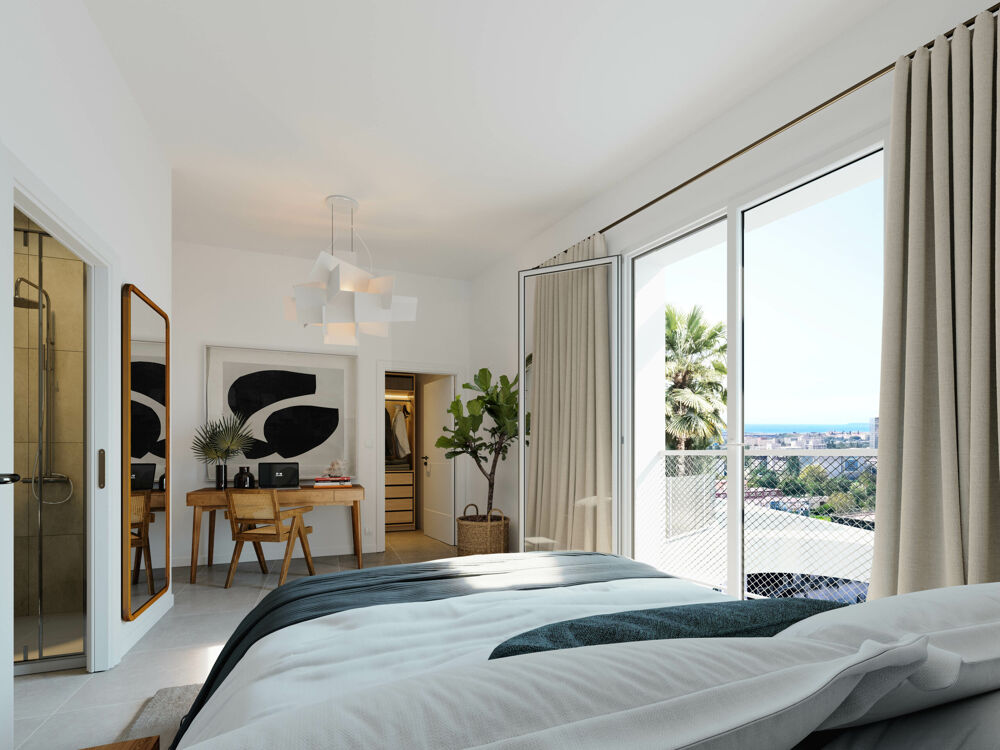 Vente Appartement LIVRAISON IMMEDIATE : MAGNIFIQUE T2 AVEC 25 M² DE TERRASSE EN ETAGE ELEVE VUE MER Nice