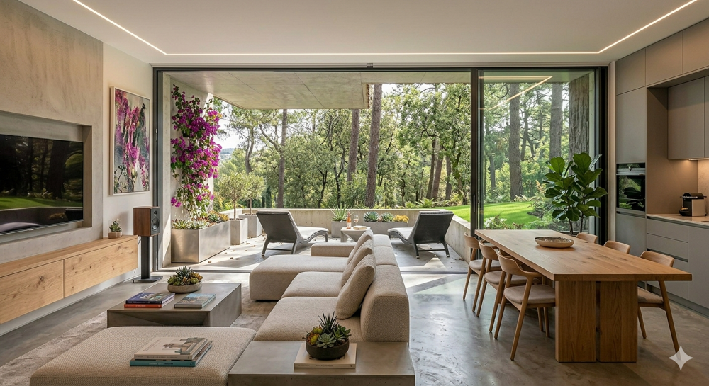 VALBONNE 2 PIECES AVEC TERRASSE SUR LA VERDURE DANS UNE RESIDENCE AVEC PISCINE