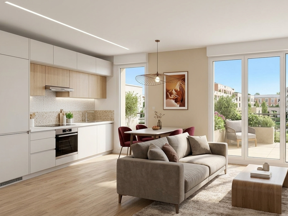 Vente Appartement SUPERBE T2 AVEC BALCON – TRANSPORTS D'ÉLITE & CADRE PRATIQUE Drancy