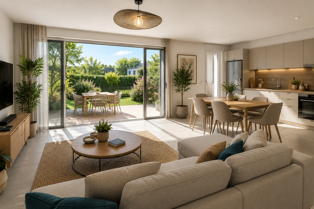 COUP DE COEUR ! T3 de 70 m² avec terrasse et jardin