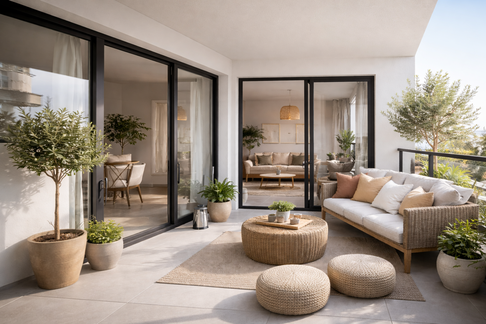 * - RARE  T5 de 120 m² en dernier étage avec terrasse et belle vue dégagée