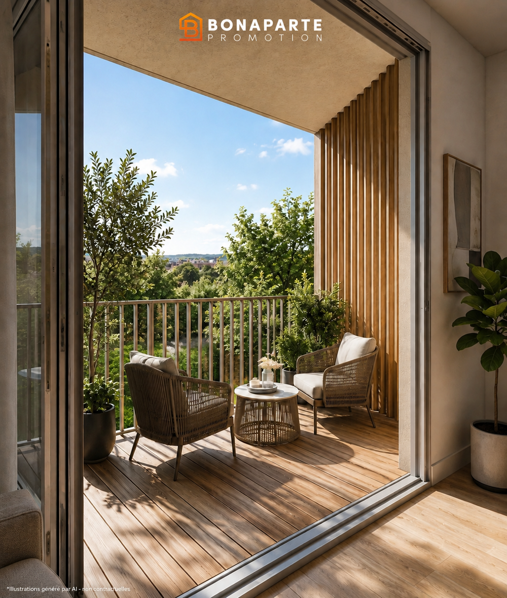 Vente Appartement T2 DE 43 M² AVEC BALCON – À 15 MINUTES DES PLAGES St renan