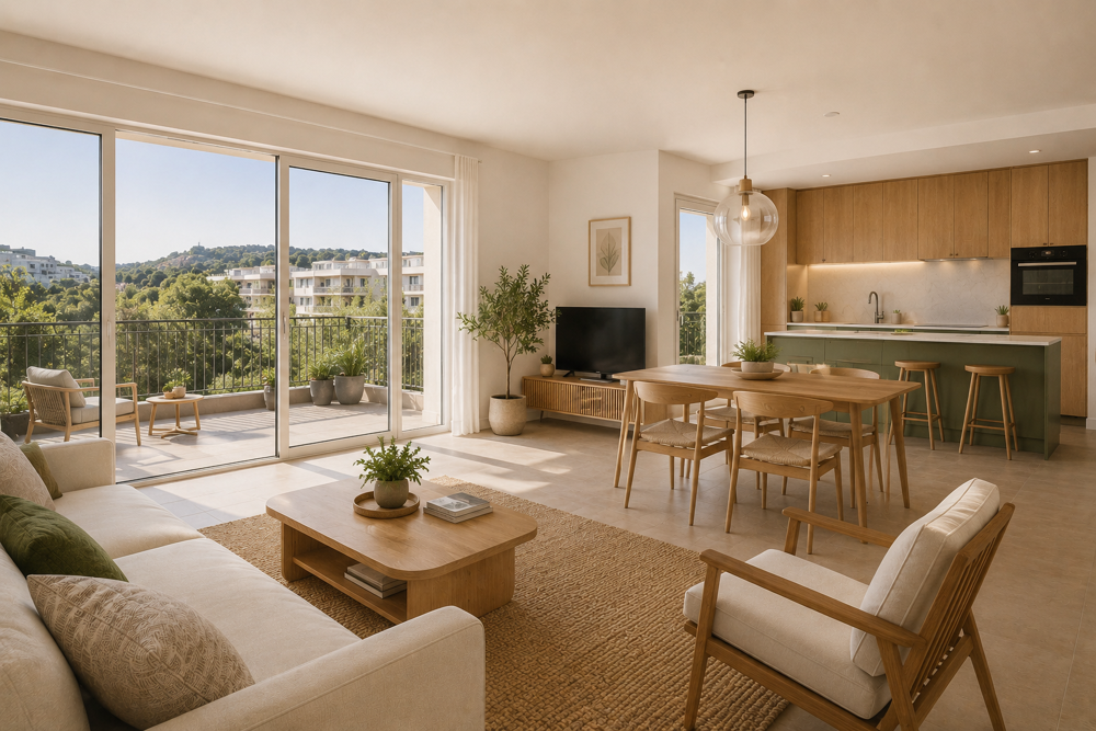 Vente Appartement SPLENDIDE 4 pièces d'exception en dernier étage avec terrasse plein ciel Marseille 14