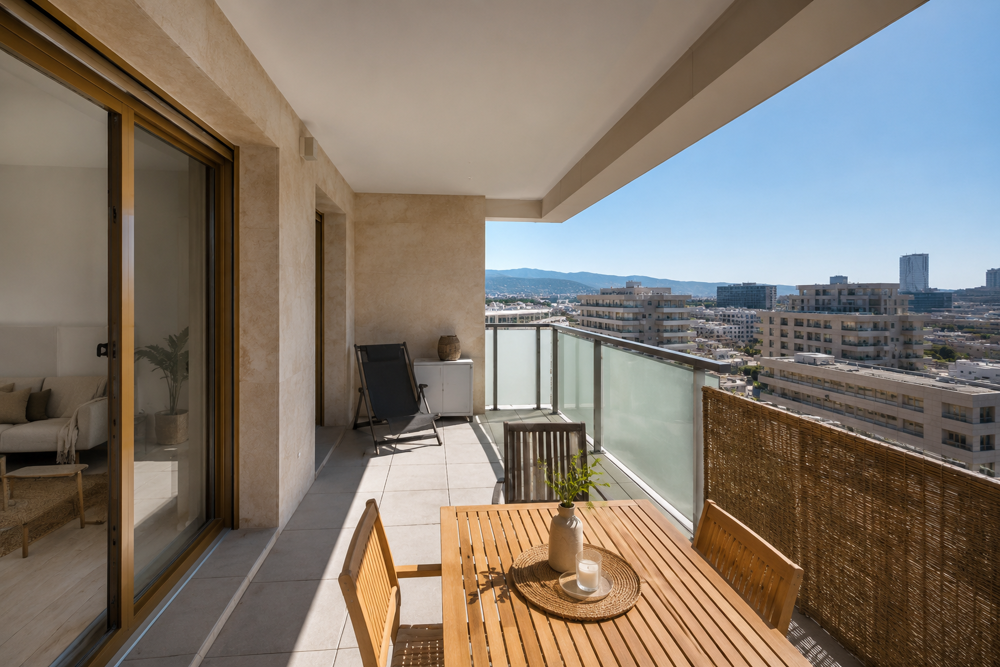 Vente Appartement 2 PIÉCES VUE MER - PROCHE METRO & TRAMWAY Marseille 15