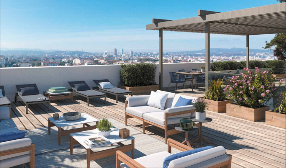Vente Appartement RETOUR à la VENTE ! NEUF et LIVRÉ !!! avec  45M² de TERRASSE ! à 100m du Tram T6 et 500m du Tram T2 Lyon 8