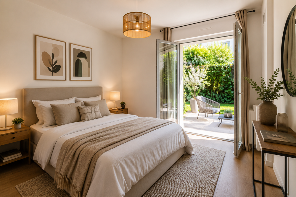Vente Appartement LIVRÉ ET VISITABLE-T2 42m²-JARDIN 11m²-PARKING Bougival