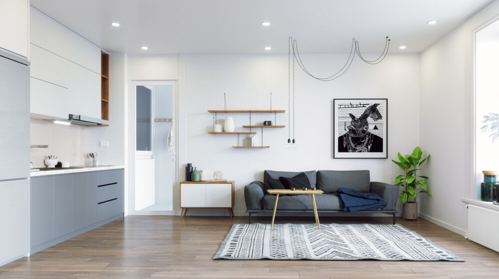 PROCHE CENTRE VILLE  MAGNIFIQUE 3P BIEN AGENCÉ DE 60M² AVEC GRANDE TERRASSE DE 17M²