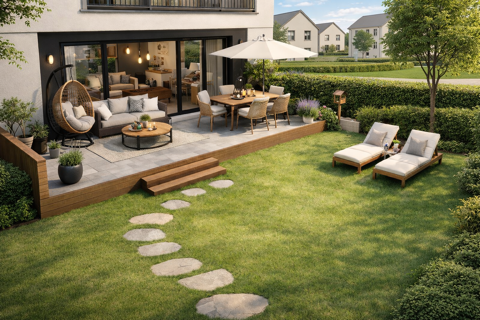   Rare ! Beau rez de Jardin proche Luxembourg Appartement - 3 pi�ce(s) - 75 m�