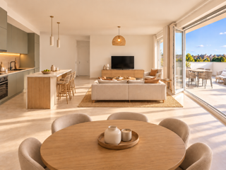 Vente Appartement SPACIEUX T2 NEUF EXPO SUD/EST TERRASSE DE 30M2- AU PIED DU TRAM ET DU CENTRE VILLE Dijon