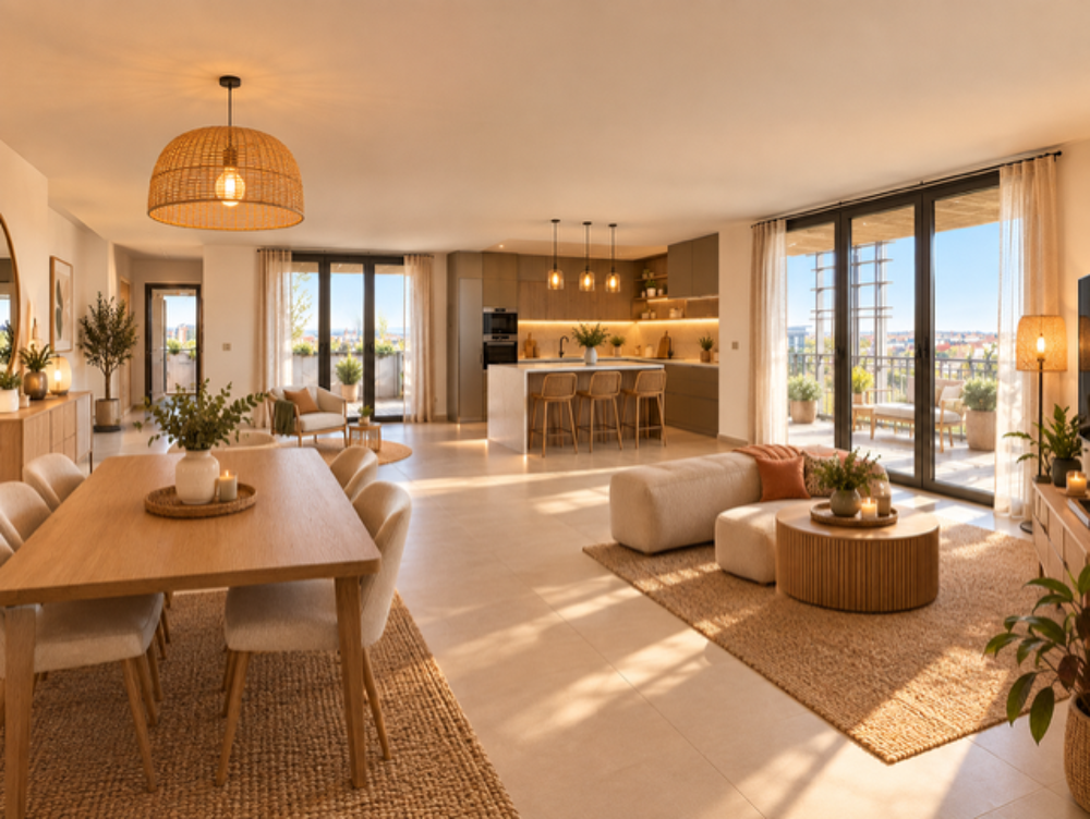 Vente Appartement T5 au dernier étage avec une terrasse de 80m² proche de toutes les commodités Castelnau le lez