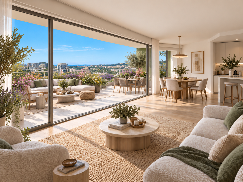 Vente Appartement RARE SUR LE MARCHE : SPLENDIDE TOIT TERRASSE T4 DE 80 M² AVEC 60M² DE TERRASSE VUE MER Nice