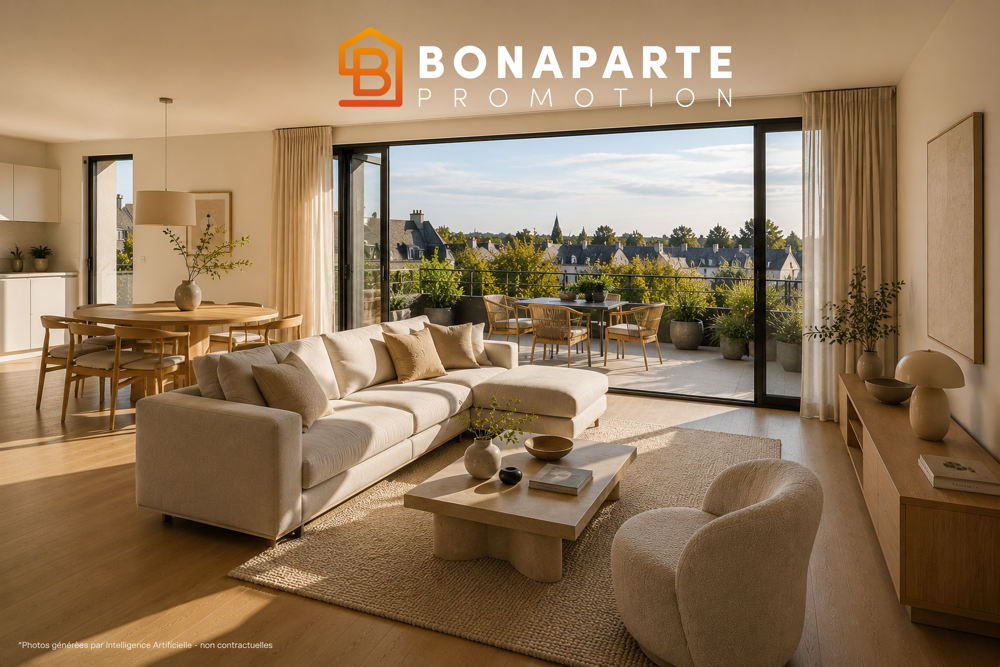 Vente Appartement NOUVEAUTE DIJON SUD JEAN JAURES - EXCEPTIONNEL T3 STANDING DERNIER ETAGE AVEC TERRASSE DE 46 M² Chenove