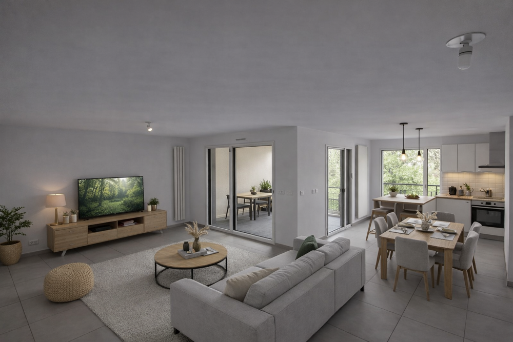 Vente Appartement DUPLEX AVEC SUPERBE TERRASSE – UN ESPACE DE VIE GÉNÉREUX AU CŒUR DE GENAS Genas