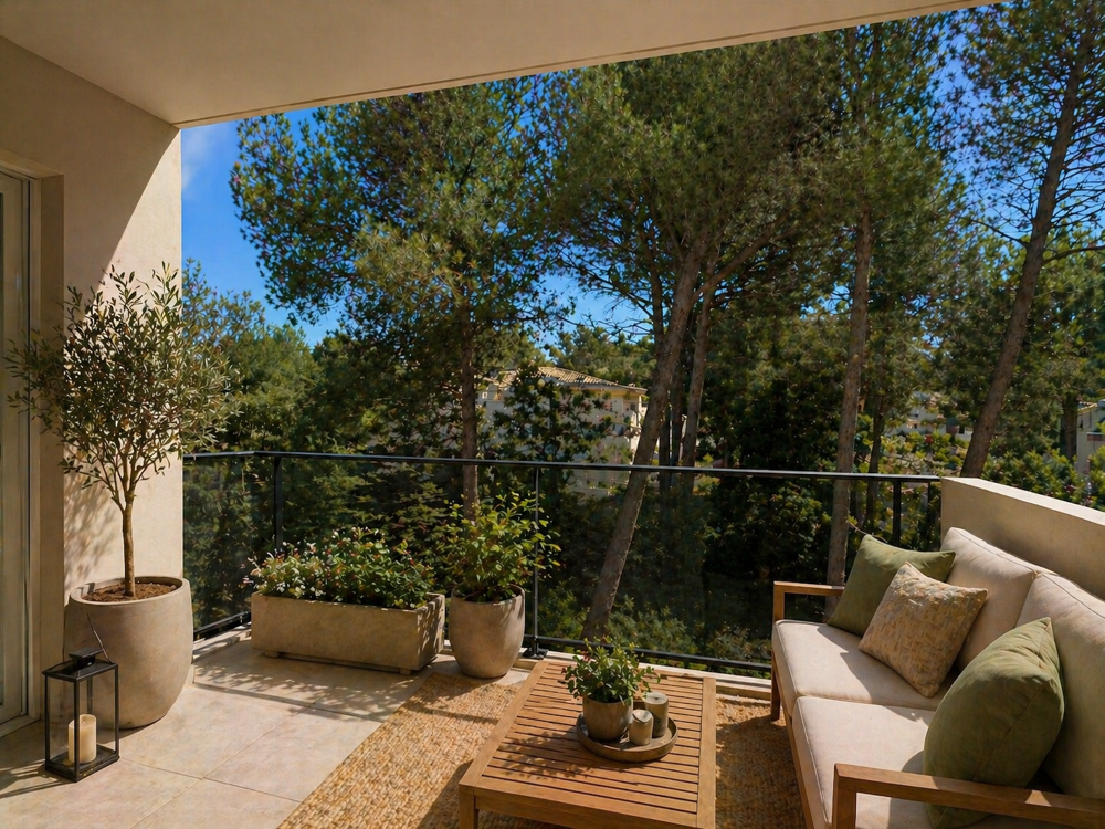Vente Appartement Appartement T2 avec terrasse sur les hauteurs de la ville d'aix à 800m du centre ville Aix en provence