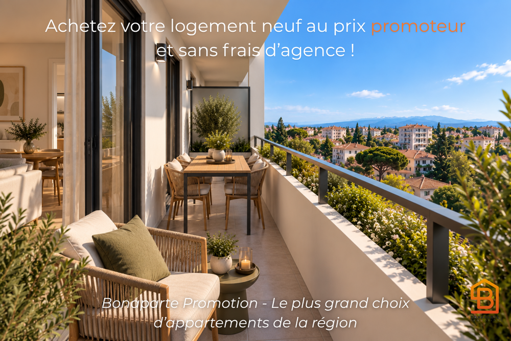 Vente Appartement PERPIGNAN – SAINT-ASSISCLE – SUPERBE T3 DERNIER ÉTAGE AVEC TERRASSE DE 32 M² Perpignan