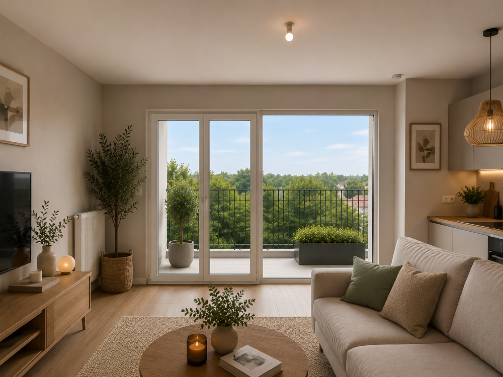 Vente Appartement RETOUR DE LOT - T3 60 m² AVEC BALCON VISITABLE – LIVRAISON DANS QUELQUES MOIS SEULEMENT – À 2 PAS DE Conflans ste honorine