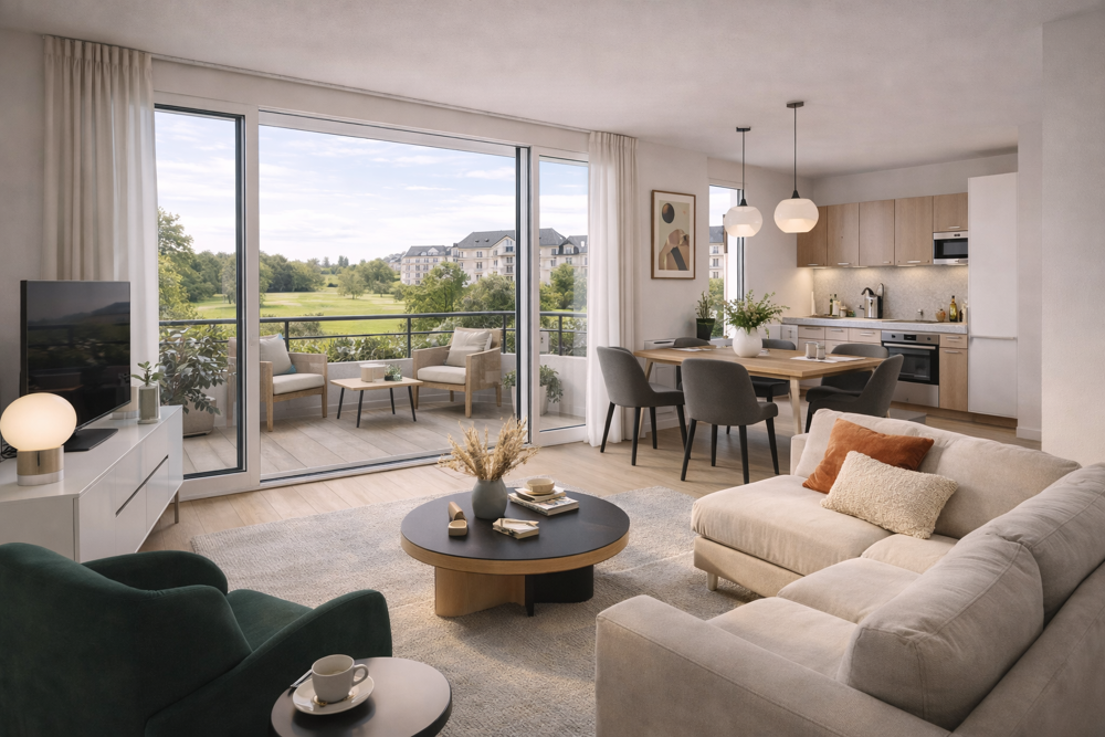 PONTAULT-COMBAULT (77340)  3 pièces avec balcon  Livraison rapide  Disponible cette année