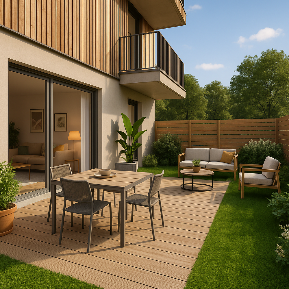 T4 avec jardin et terrasse à Villerupt