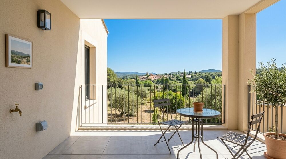 Coup de coeur à Éguilles : T2 avec terrasse & parking