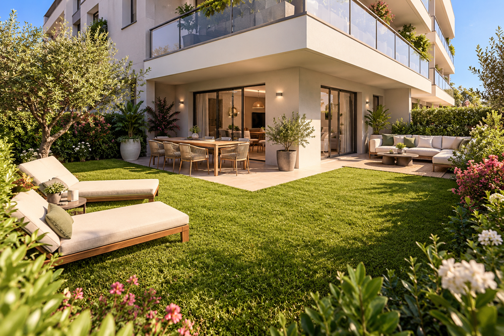 Vente Appartement T2 avec jardin livraison dans 3 mois quartier st jerome. Aix en provence