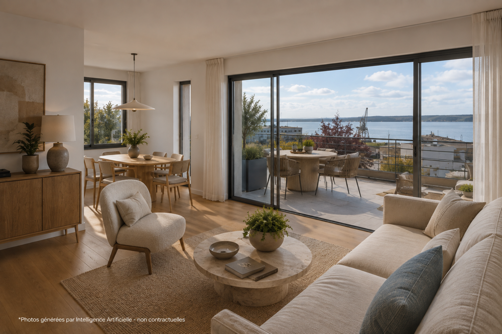 Vente Appartement LIVRAISON IMMEDIATE - T2 TERRASSE ET VUE MER Brest