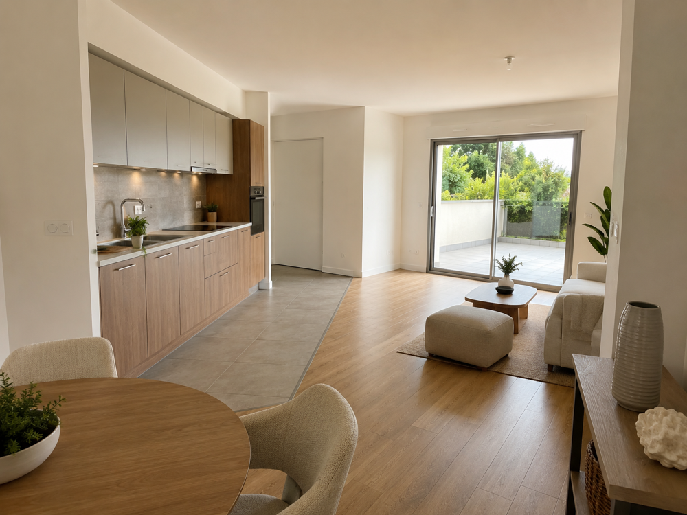 BEAU T4 AVEC TERRASSE ET JARDIN