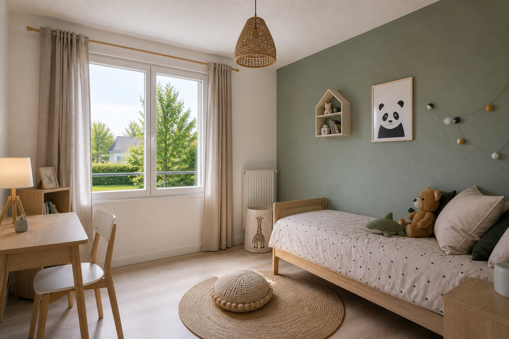 3 pièces de 61 m² avec balcon de 16m², parking et cave