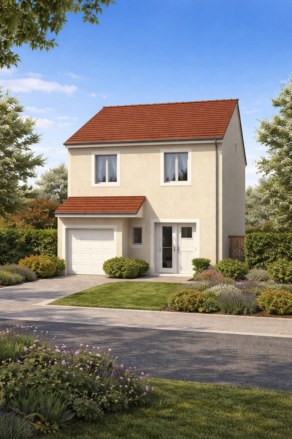 Vente Maison MAISON 4 PIÈCES AVEC JARDIN + GARAGE – HOUDAN – LIVRAISON 1T2028 Houdan