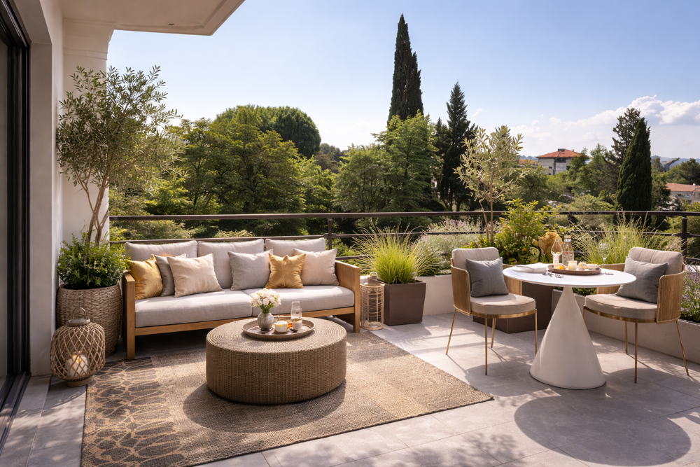 AIX PROCHE SAINT MITRE - 4P DE 85M² AVEC TERRASSE DE 12M² DANS UNE RESIDENCE HAUT DE GAMME