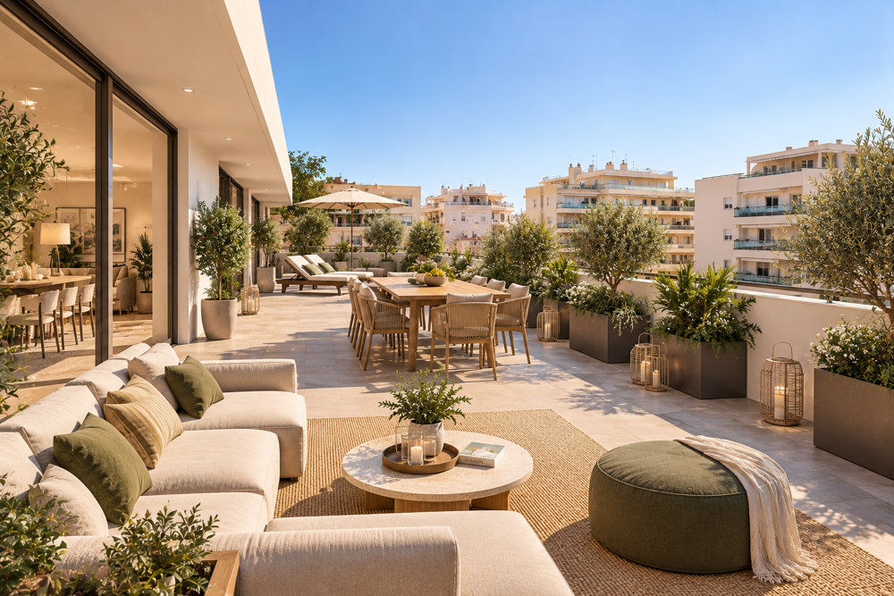 Vente Appartement DERNIERE OPPORTUNITES - DERNIER ÉTAGE T4 DE 90M² AVEC 167M² DE TERRASSE & ROOFTOP PRIVATIF Antibes