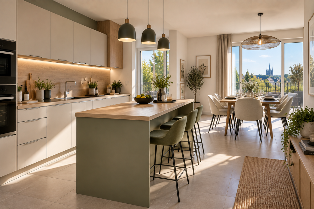 Vente Appartement TVA 5.5% A 1h de Paris Chartres