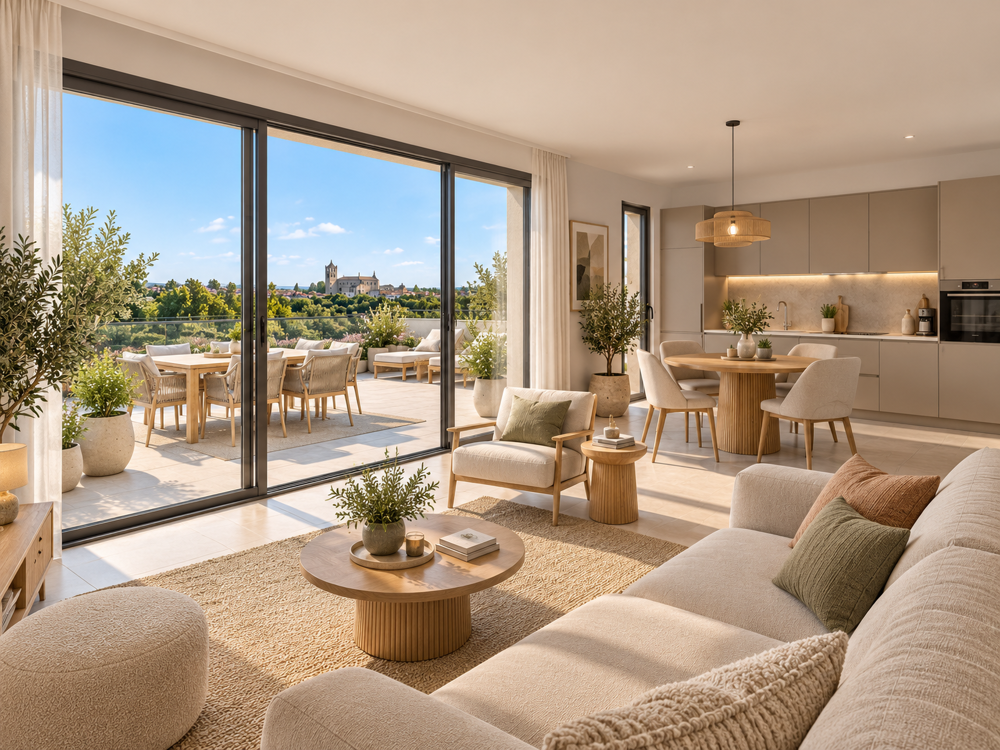 T5 en dernier etage avec terrasse à Avignon - Proche rempart
