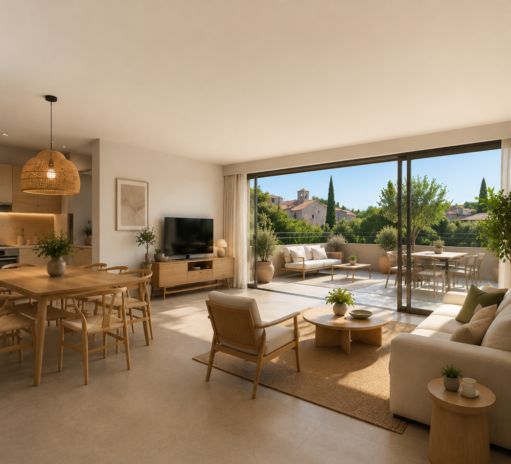 Vente Appartement PUYRICARD CENTRE VILLAGE 4P 100M² AVEC TERRASSE DE 25M² Aix en provence