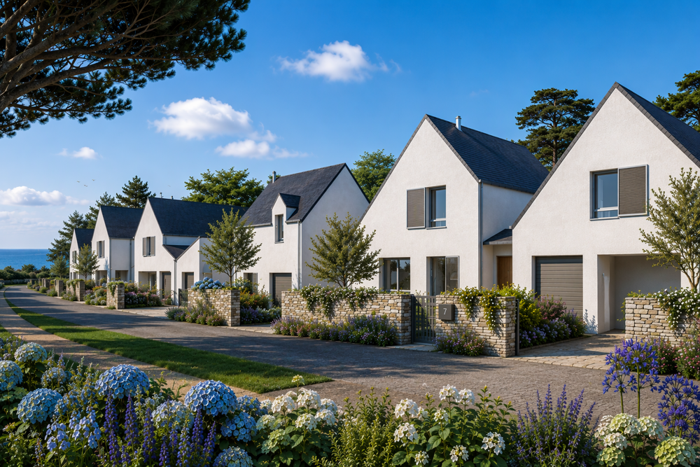 Vente Maison Emménagez sans attendre : maison neuve à 200 m du Golfe du Morbihan. Larmor baden