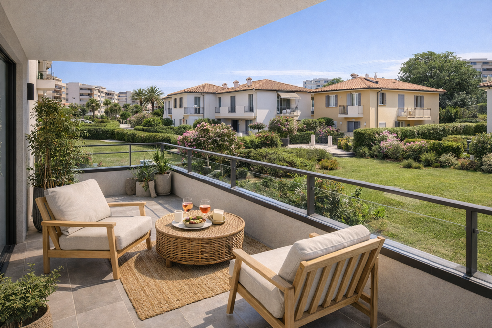 - FREJUS PLAGE A DEUX PAS DE LA MER - MAGNIFIQUE T2 AVEC TERRASSE