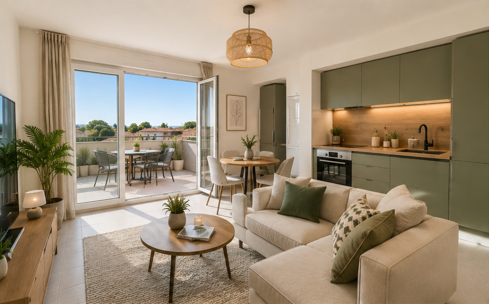 Vente Appartement FRÉJUS – T2 NEUF AVEC TERRASSE, PROCHE DU LITTORAL Frejus